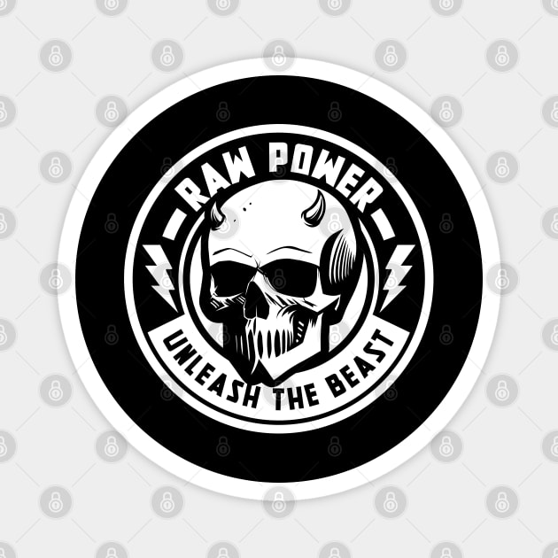 RAW POWER Magnet by artslaves